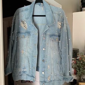 Free People Sunday Funday Trucker jacket - M